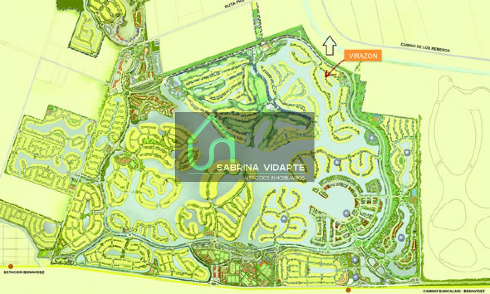 Unico Lote De 907m2 Al Agua En Virazon, Nordelta.